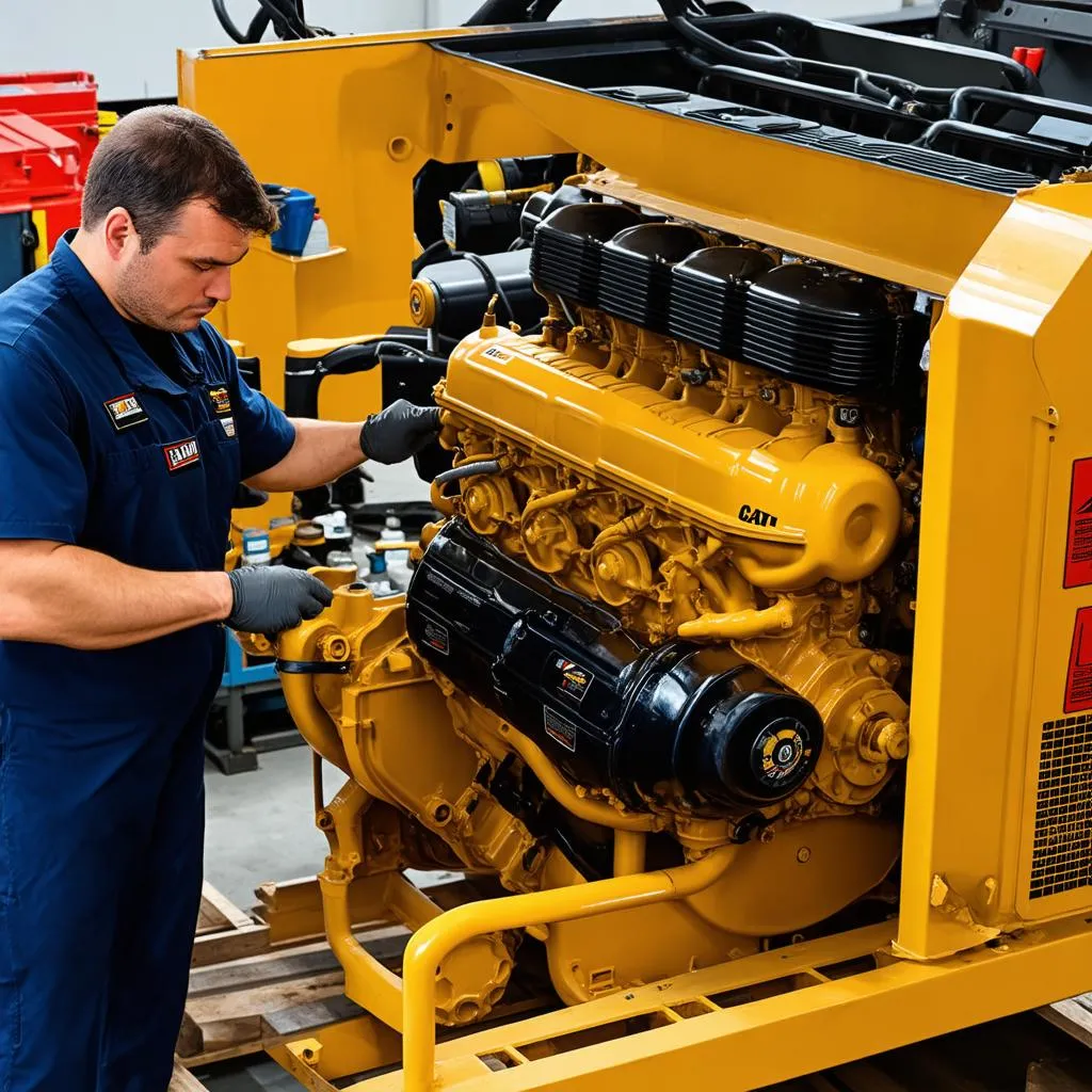 Cat 3406E 5EK maintenance