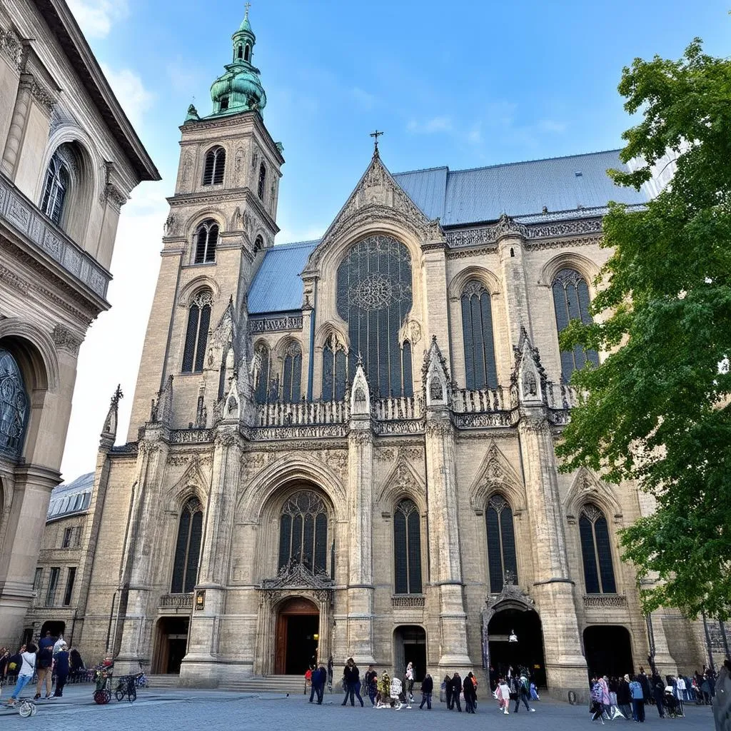 Extérieur de la Cathédrale de Bâle