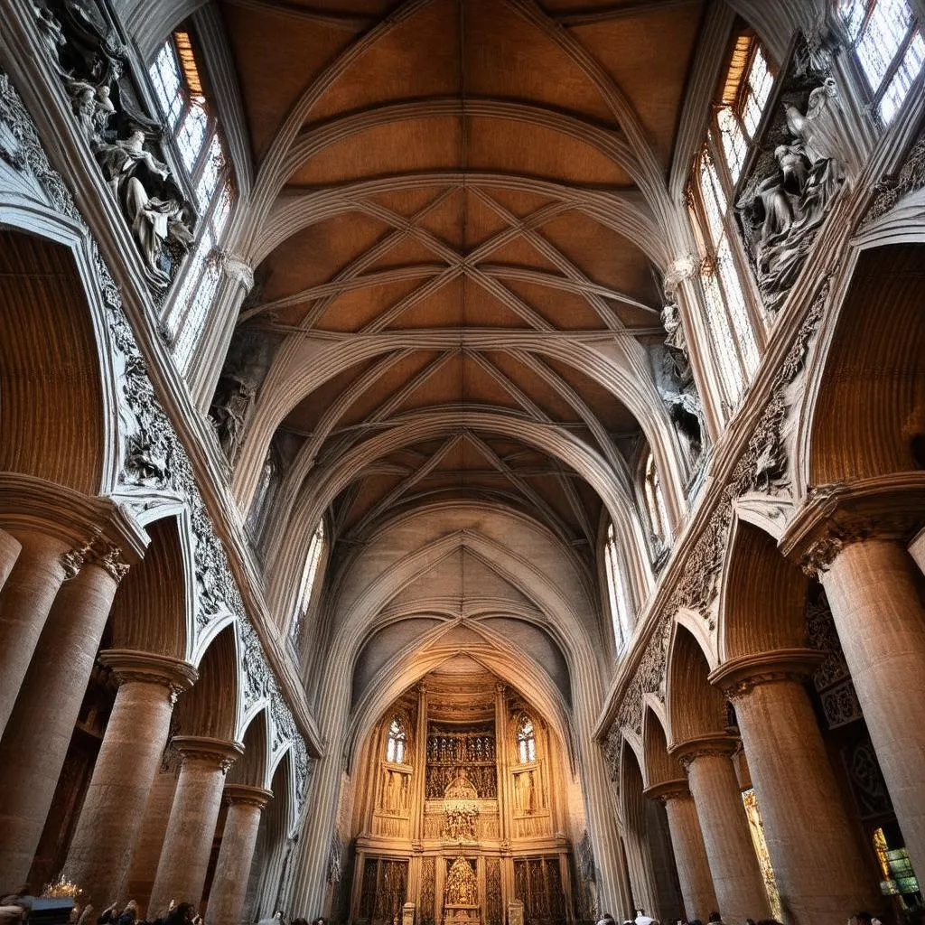 Détails Architecturaux de la Cathédrale de Milan