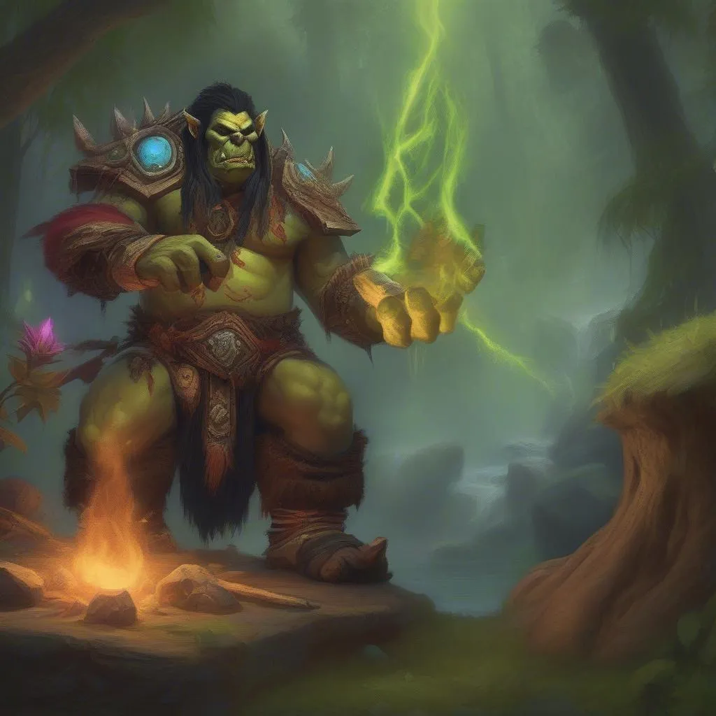 Chaman orc World of Warcraft