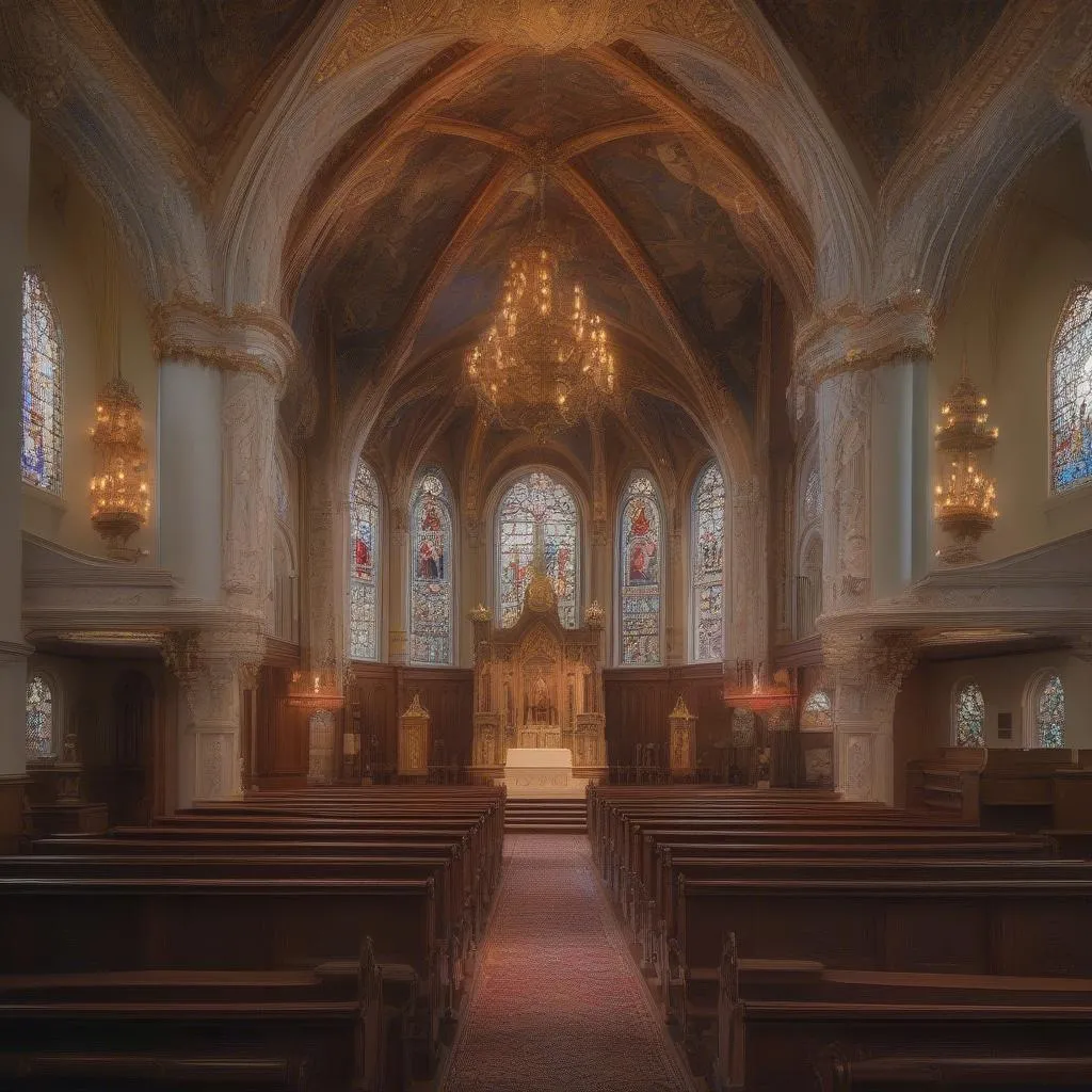 Chapelle cœur d'une église