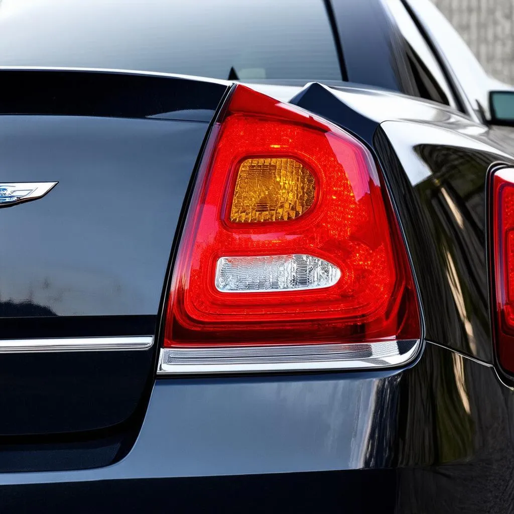 Feux arrière d'une Chrysler 300C 2013