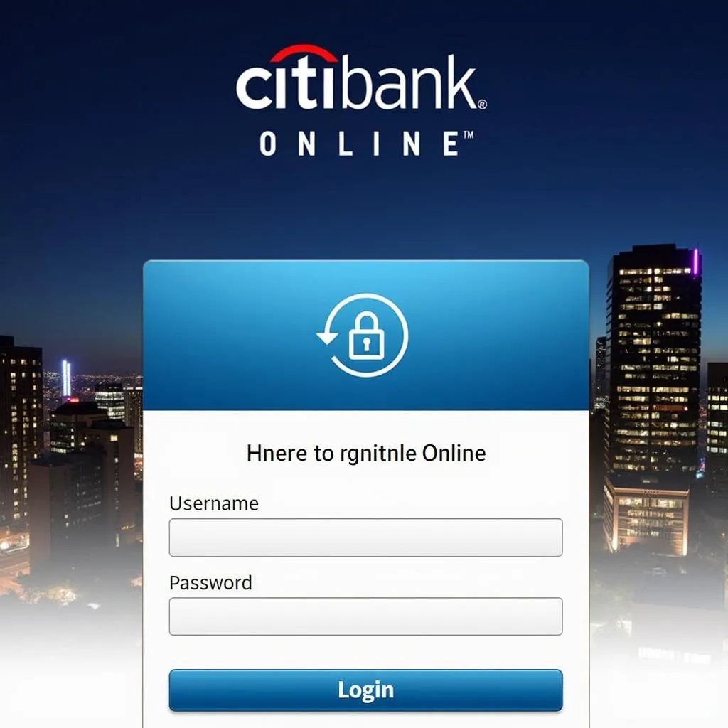 Connexion sécurisée Citibank Online