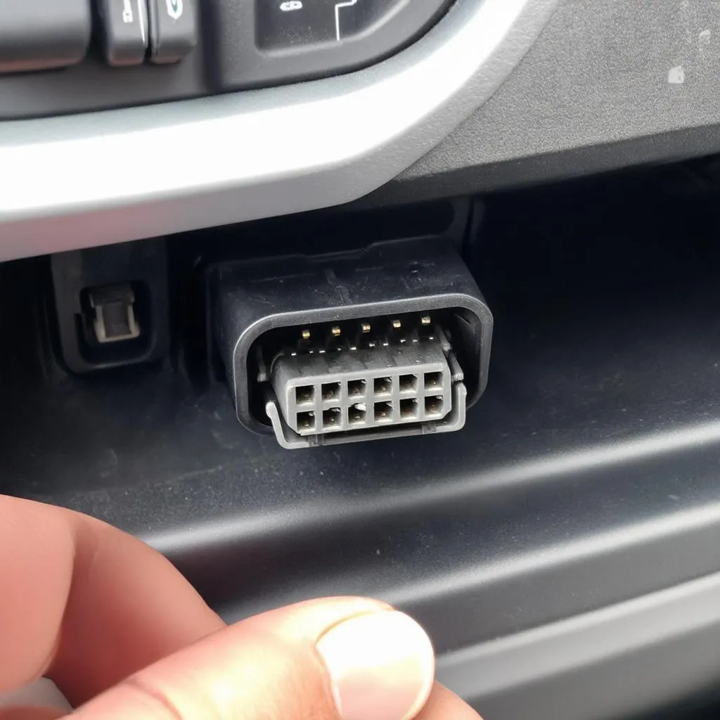 OBD connector location