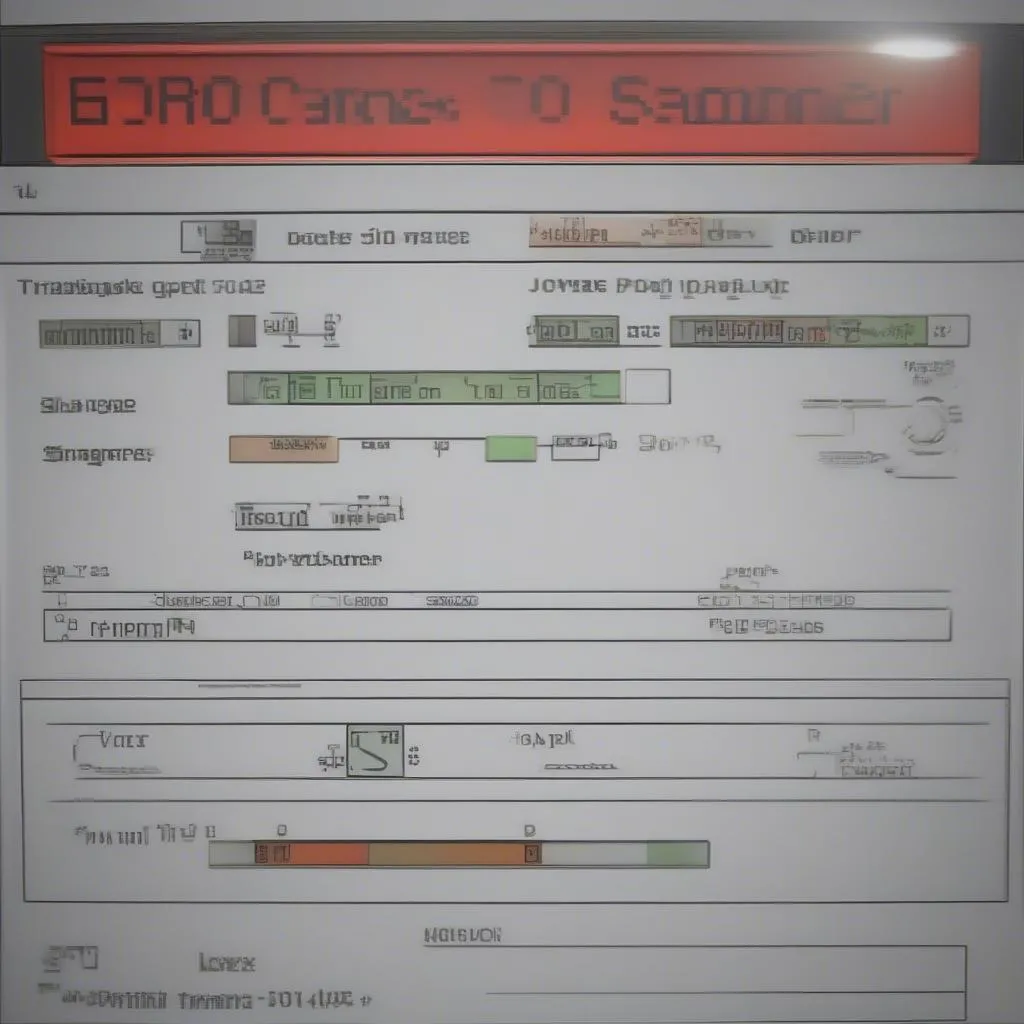 Codes d'erreur sur un scanner de diagnostic de voiture