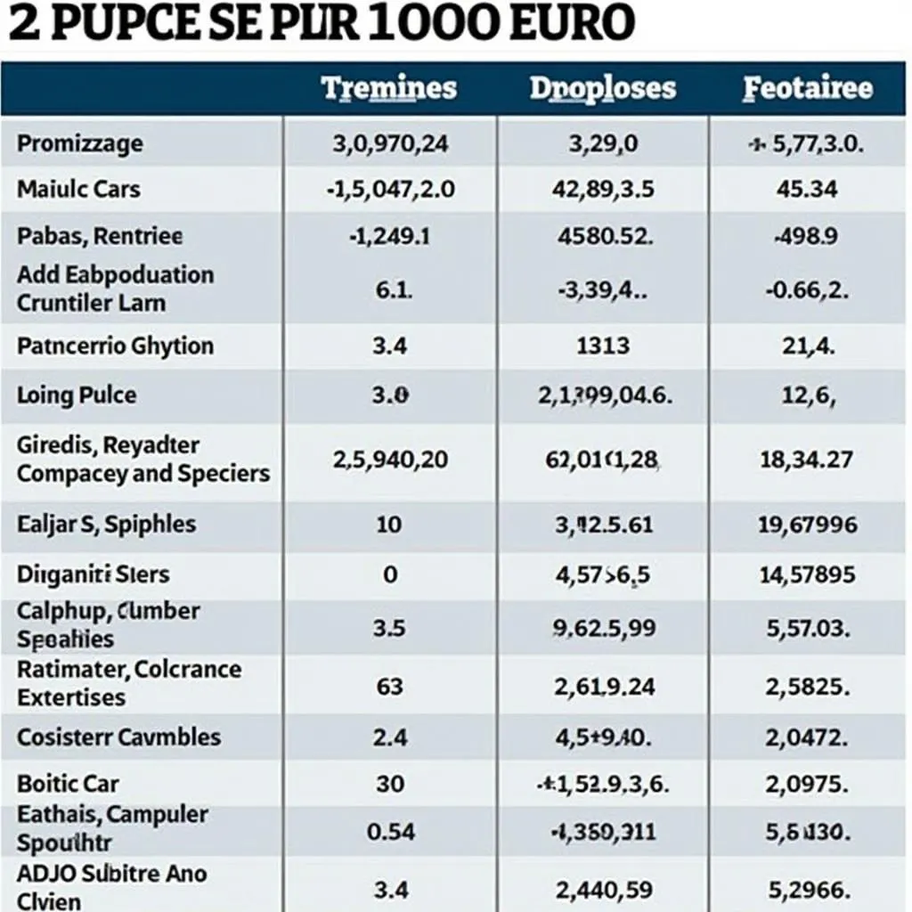 Comparatif de voitures d'occasion à 10000 euros