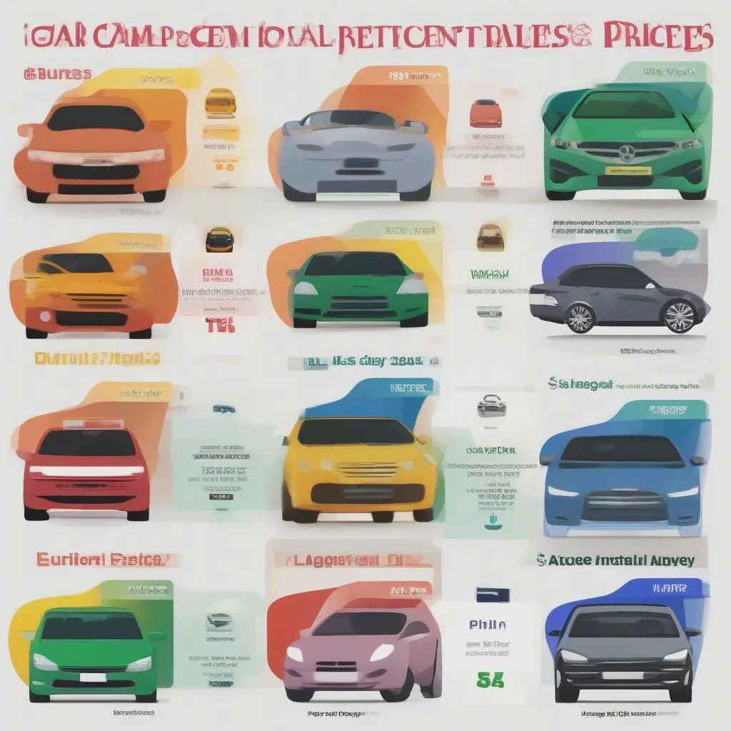 Comparing car rental prices