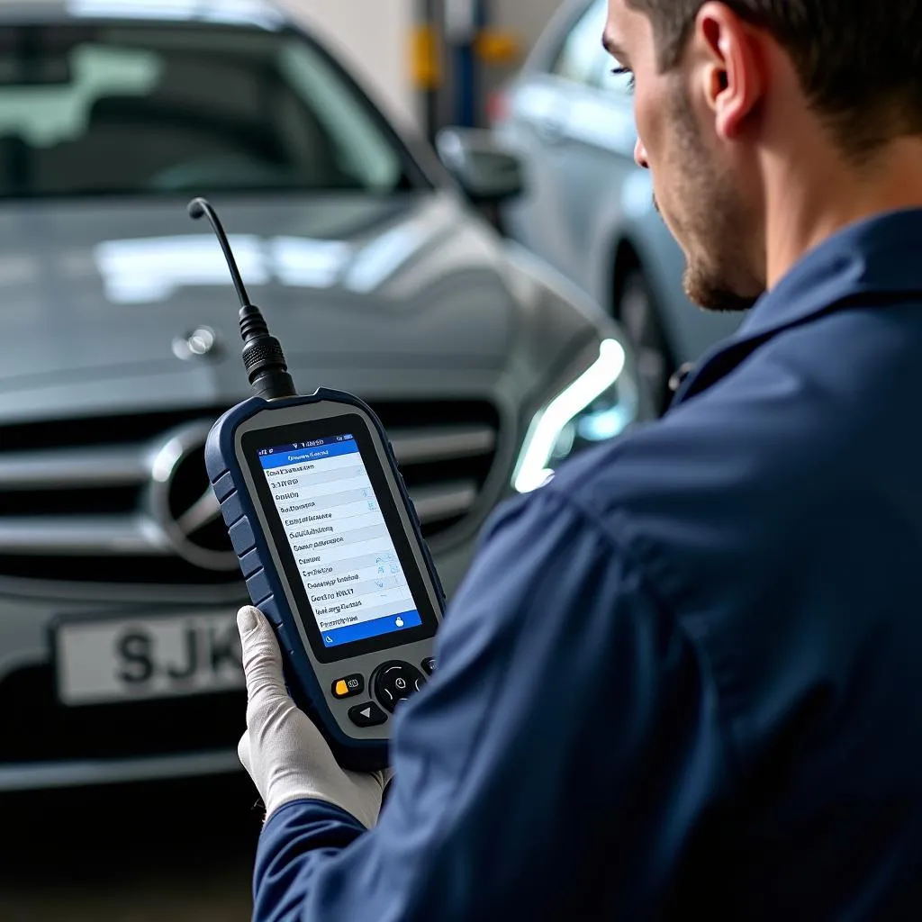 Diagnostic automobile : compter les voitures bleues