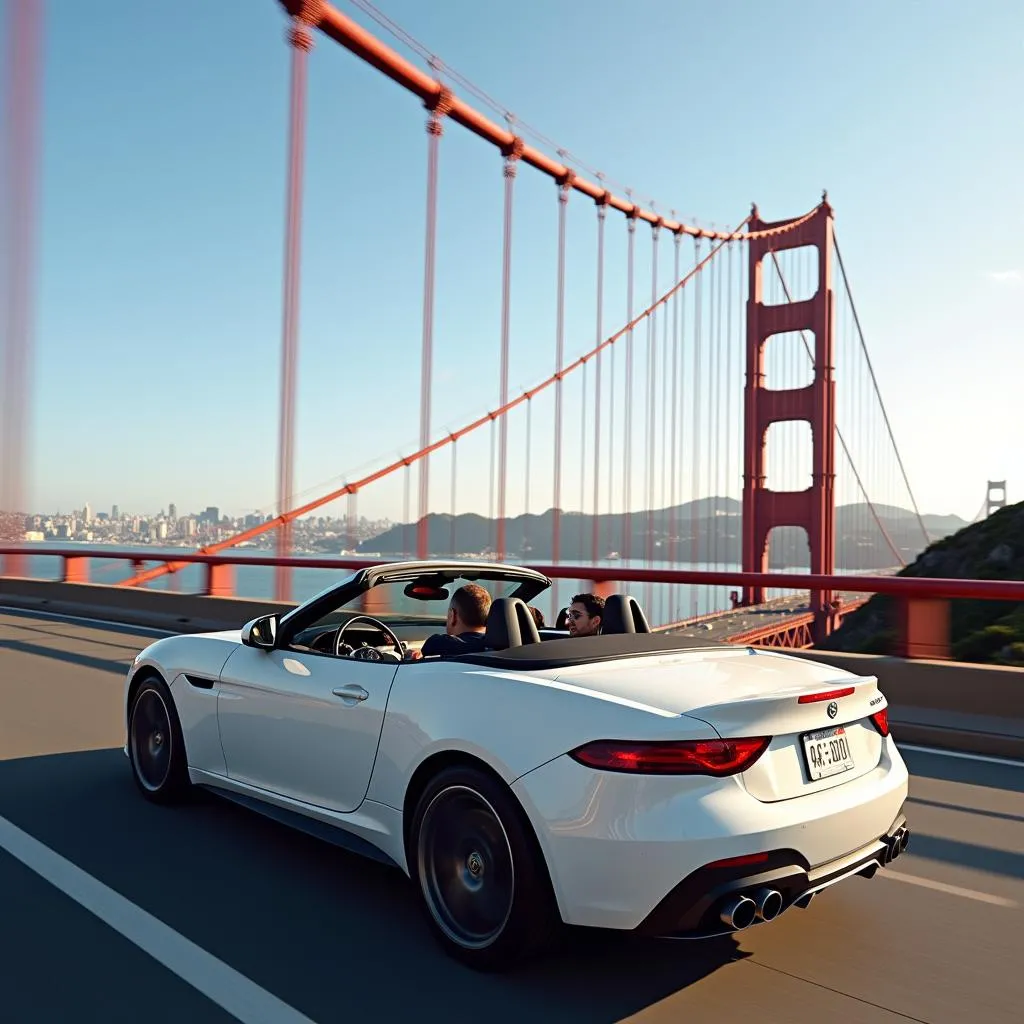 Conduire une voiture de location sur le Golden Gate Bridge