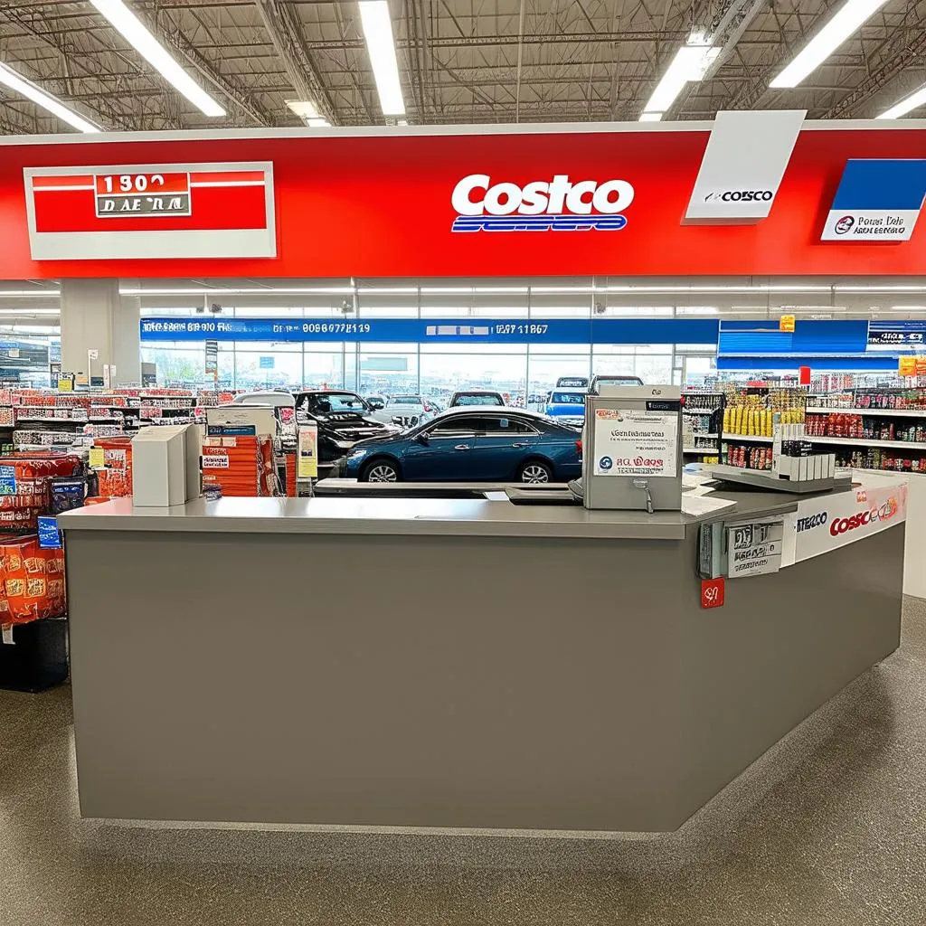 Comptoir de location de voitures Costco