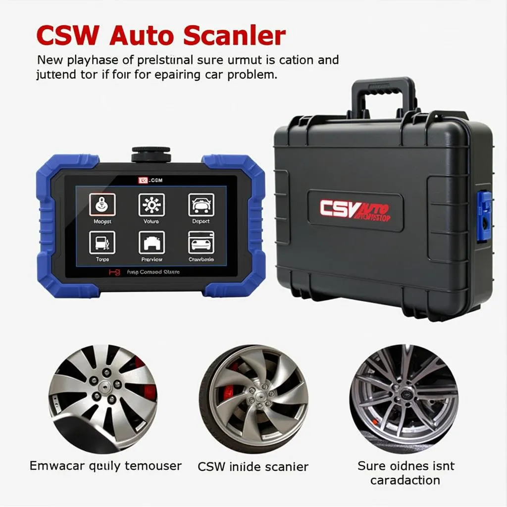 Scanner de diagnostic automobile CSW Auto