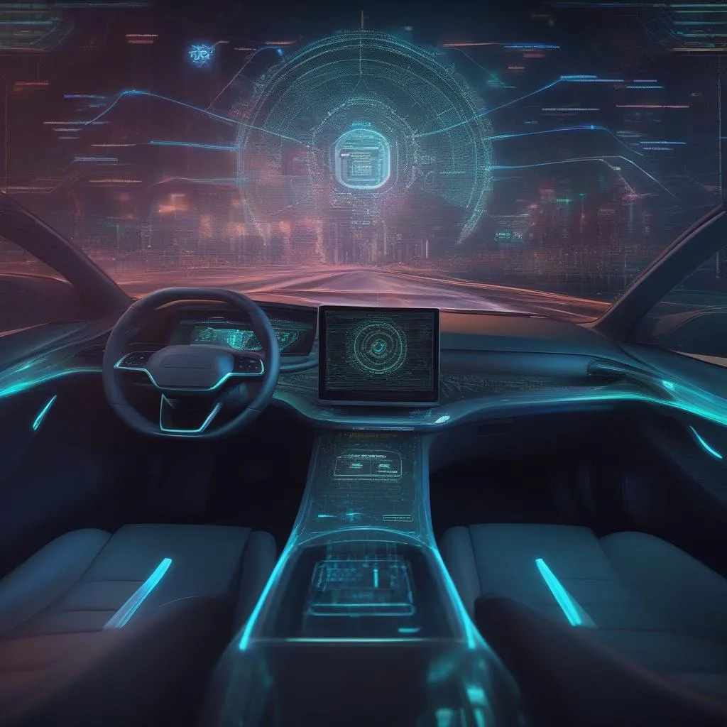 Cybersecurity Car Dashboard