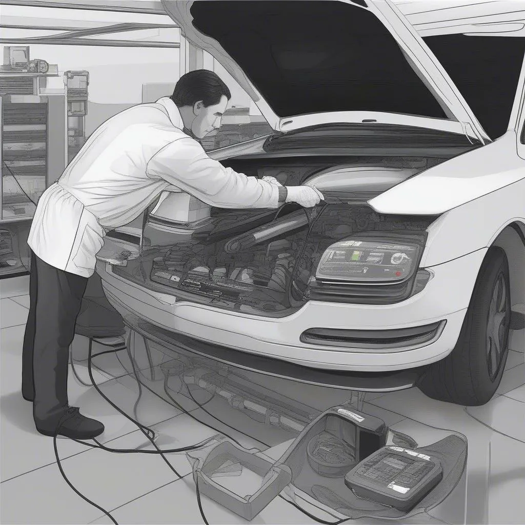 Diagnostic de système électrique sur voiture européenne avec Dealer Scanner