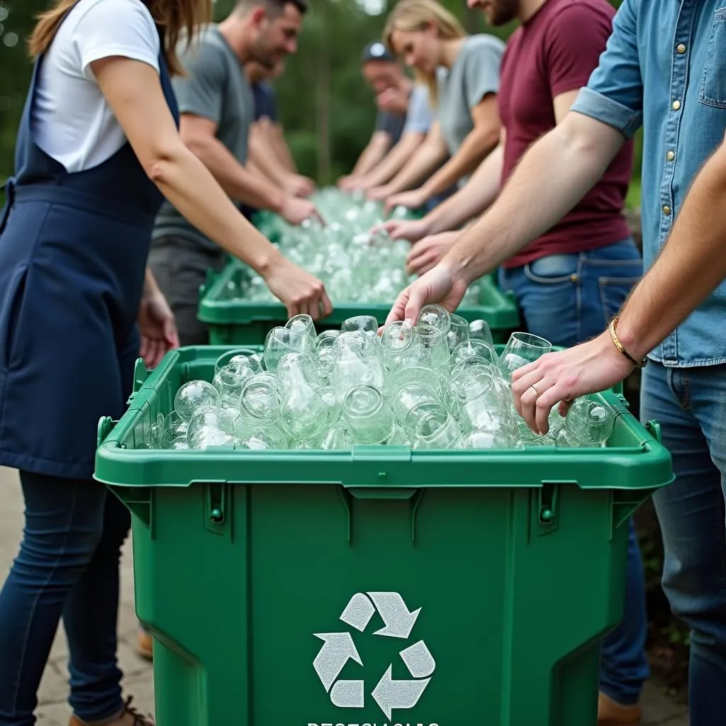 Déchetterie verre en vrac à Saint-Laurent-des-Autels