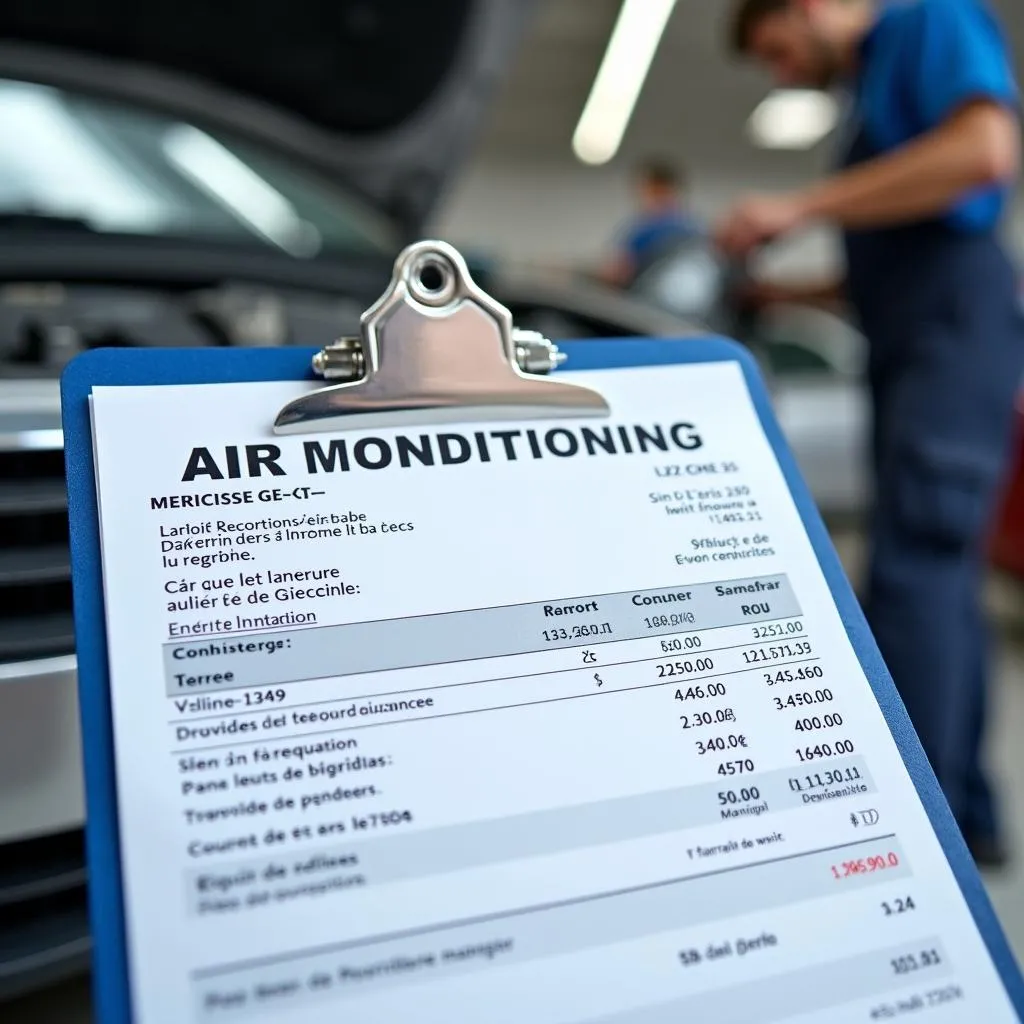 Devis réparation climatisation voiture Lyon