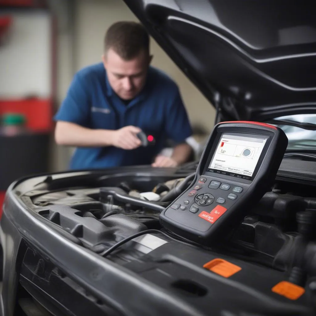 Diagnostic automobile Canon Autel Eveque - Lecture de données