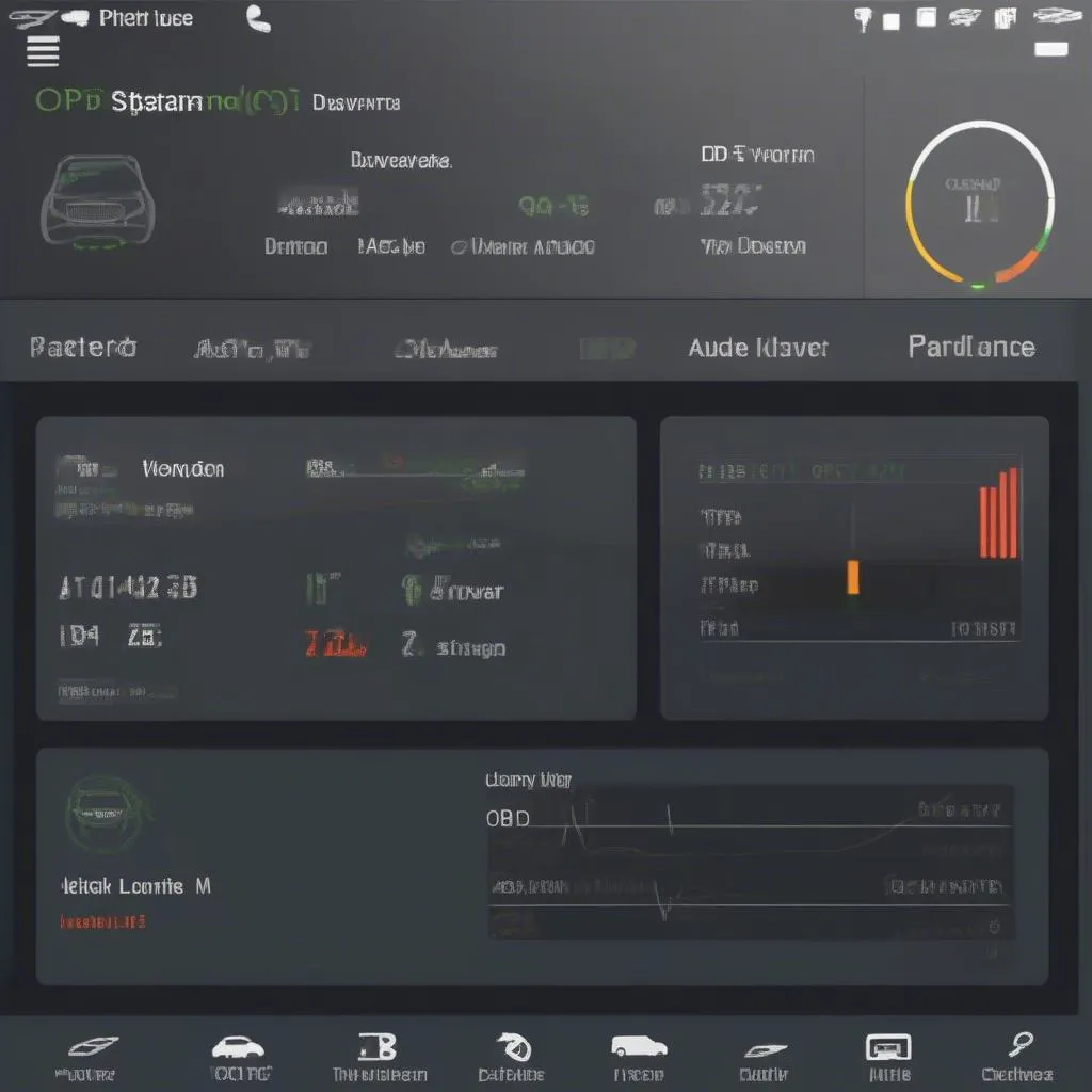 Car Diagnostic on Screen