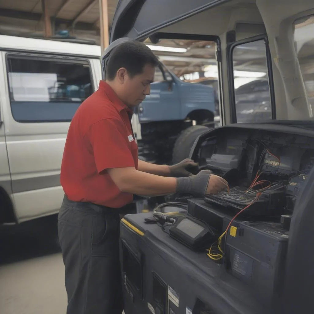 Diagnostic des problèmes électriques sur un bus Mitsubishi