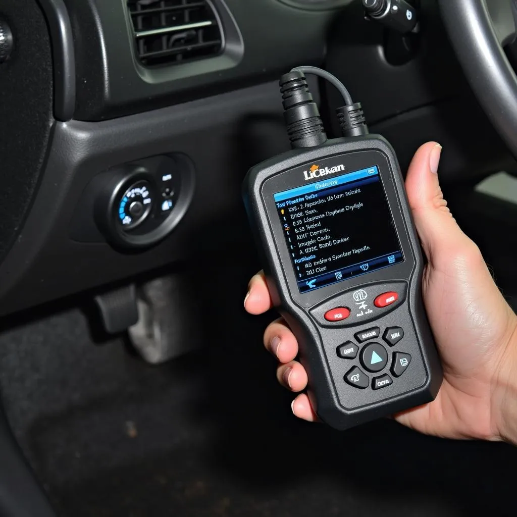 Diagnostic moteur d'une Chevrolet Malibu à l'aide d'un scanner OBD2