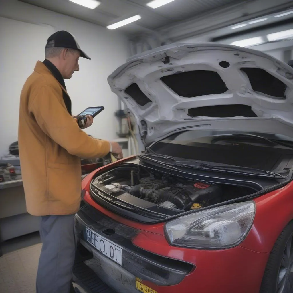 Diagnostic d'une voiture européenne à Amiens