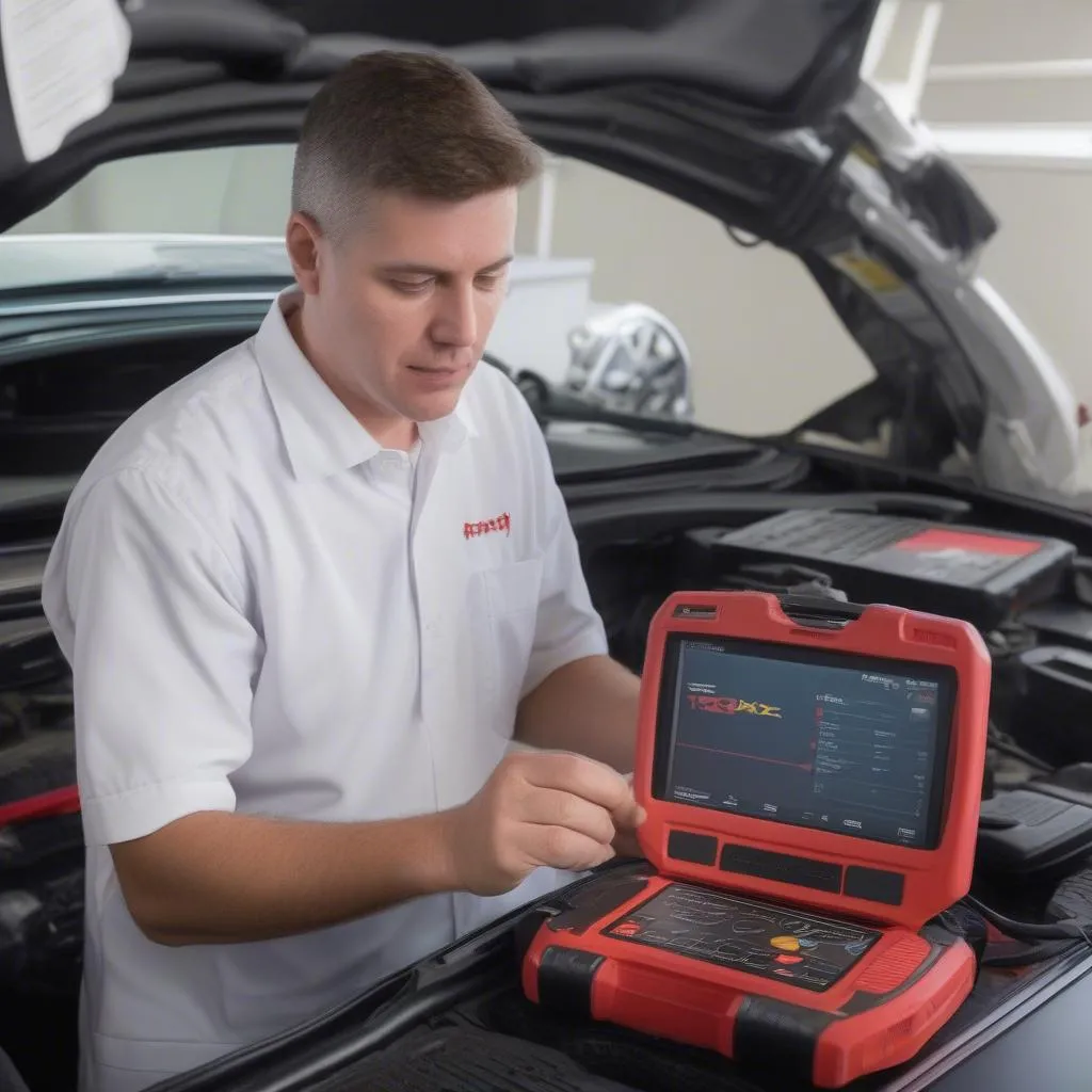 Diagnostic de voiture avec Launch X431