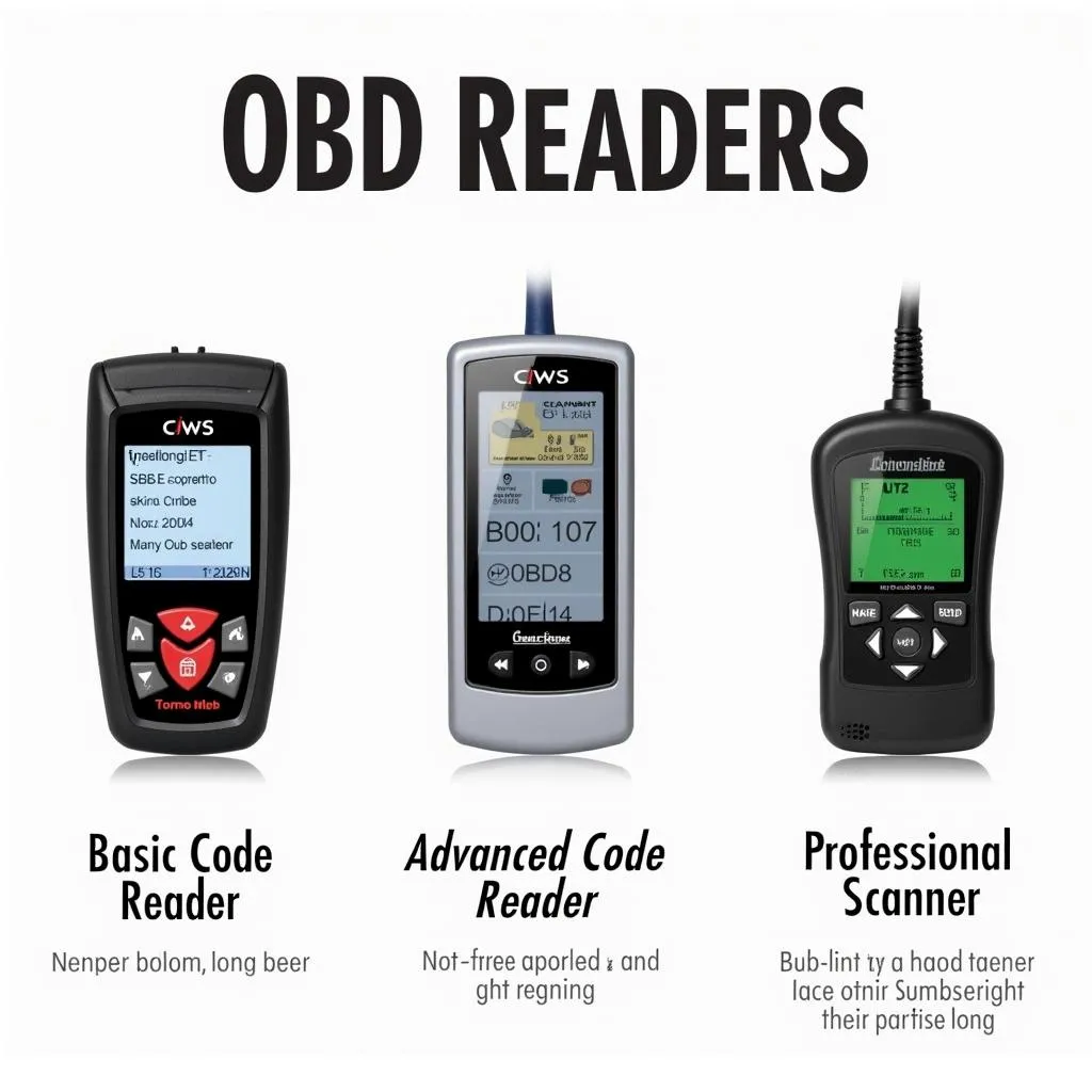 Différents types de lecteurs OBD pour voitures