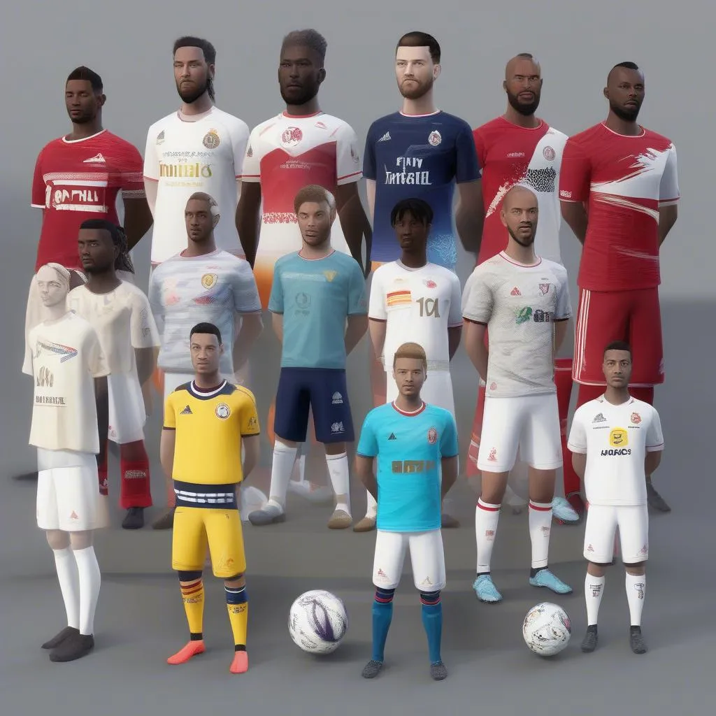 Kits d'entraînement personnalisés pour FIFA 24