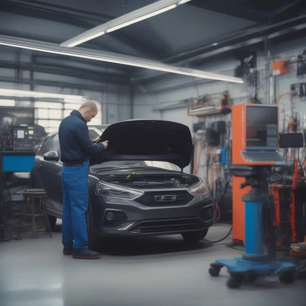 Diagnostic électronique de la voiture