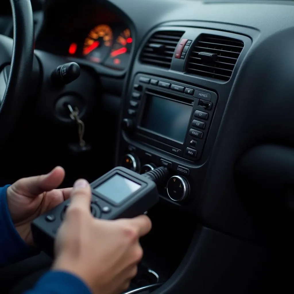 Emplacement du port OBD sur une Subaru Legacy 98