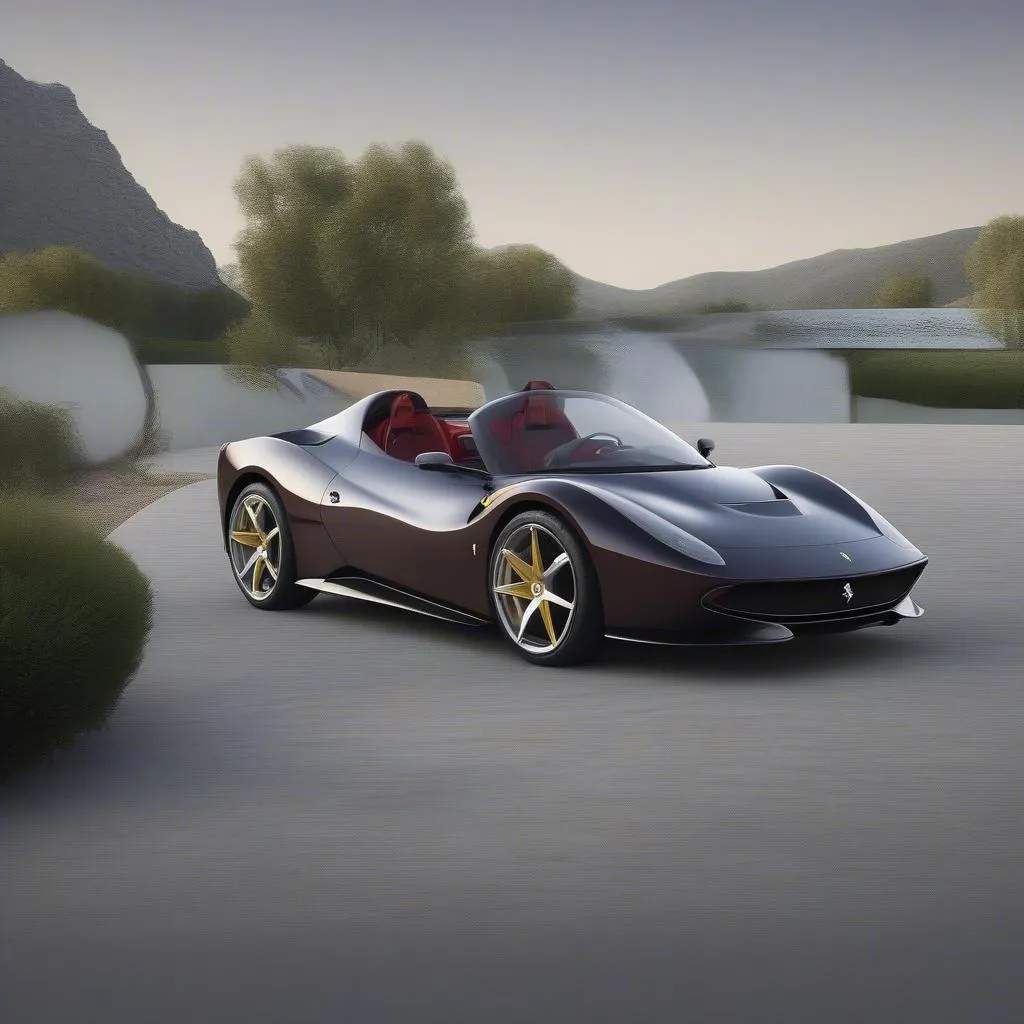 La Ferrari Pininfarina Sergio, une voiture de sport rare et puissante