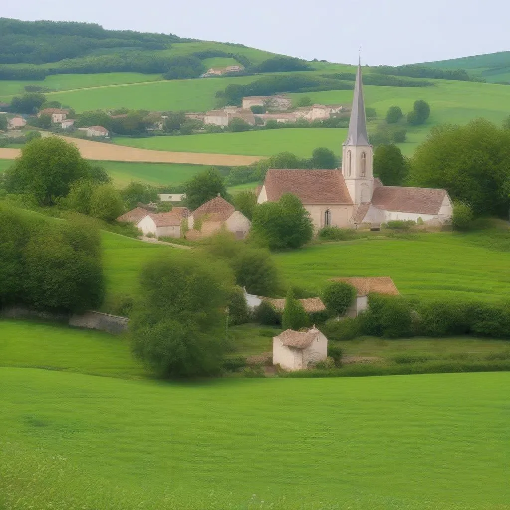 Village pittoresque de Saint-Laurent des Autels