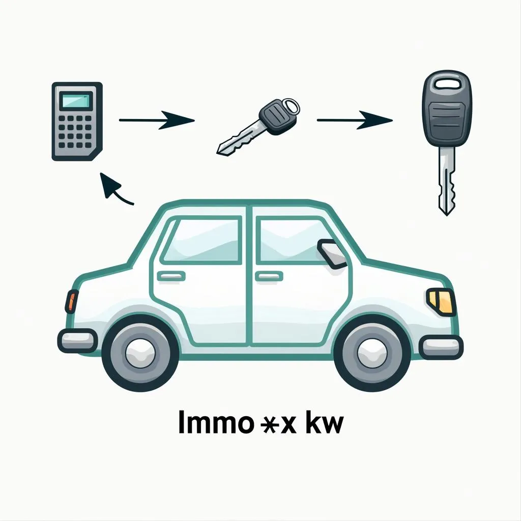 Fonctionnement du système immo kw dans une voiture