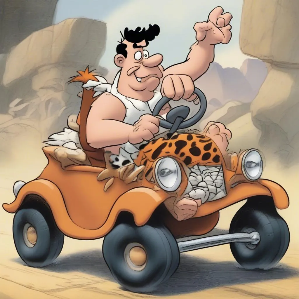 voiture-de-fred-flintstone