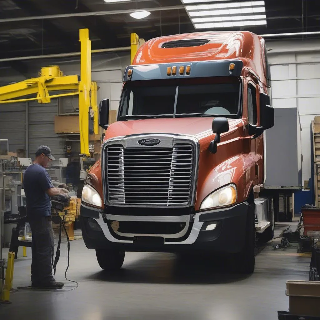 Freightliner Cascadia DD15 maintenance