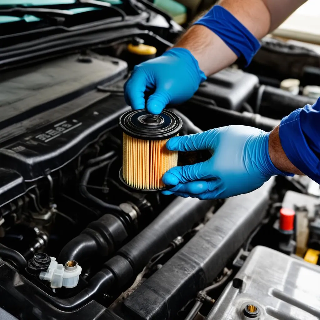 Remplacement du filtre à carburant