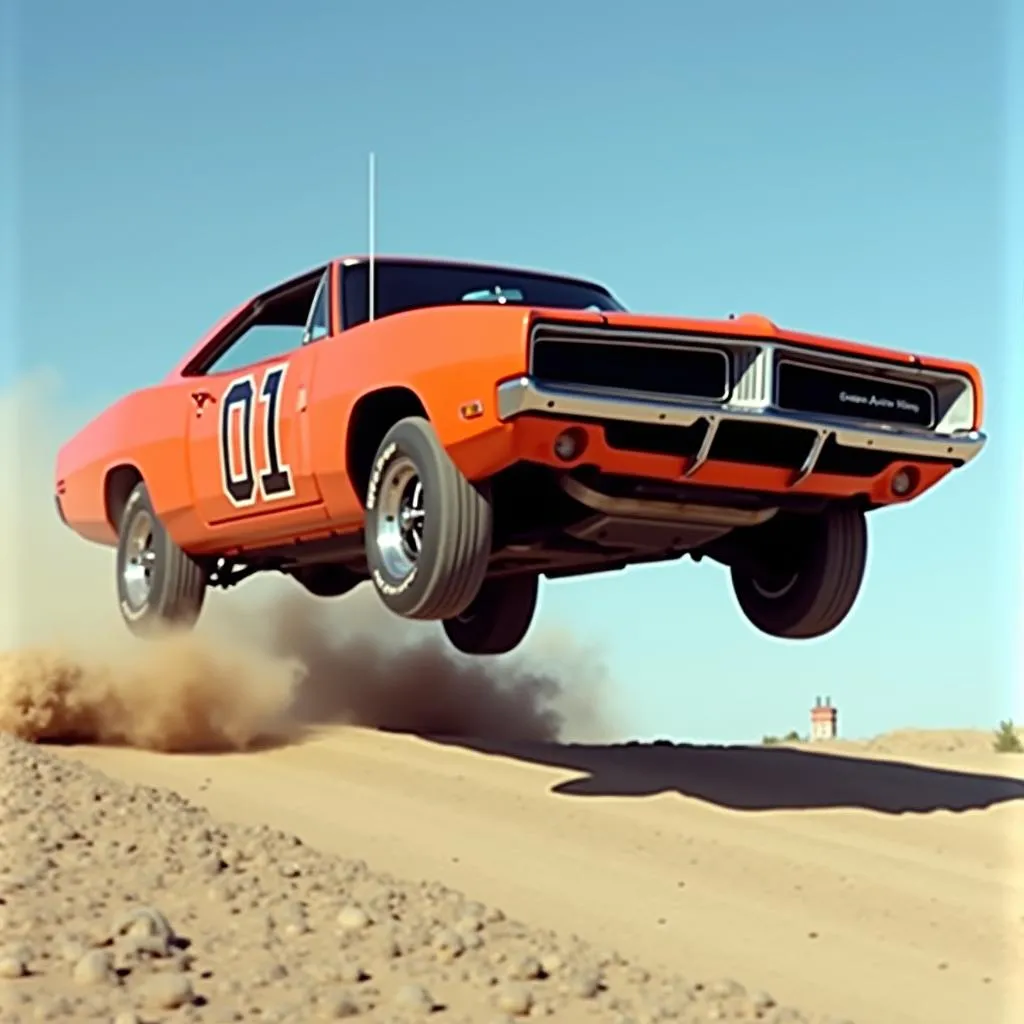 Saut spectaculaire de la General Lee