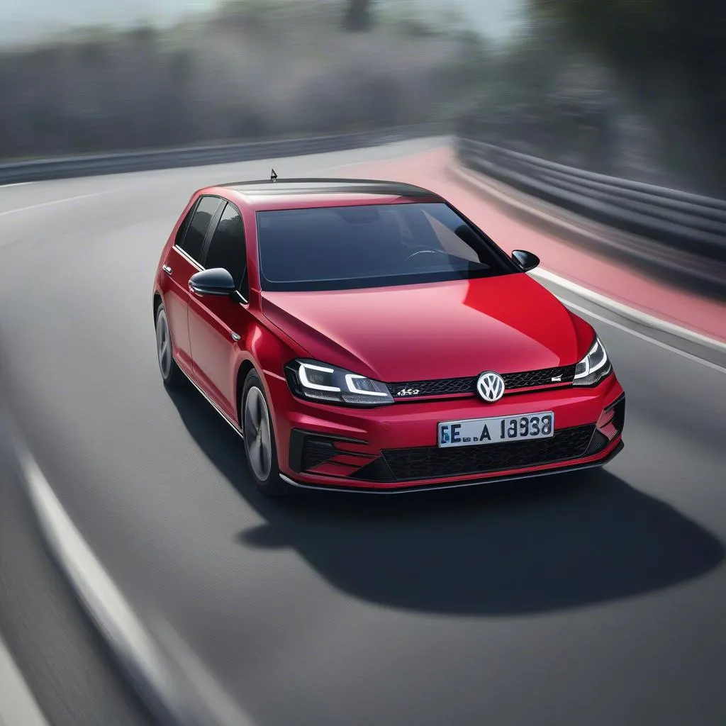 Volkswagen Golf GTI with EA113 engine running