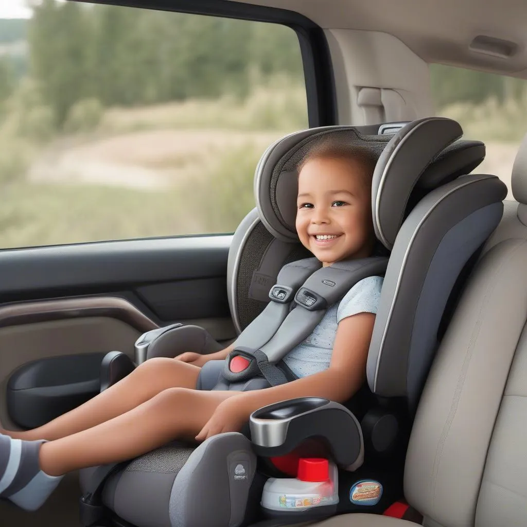 Enfant heureux dans un Graco 4Ever Car Seat