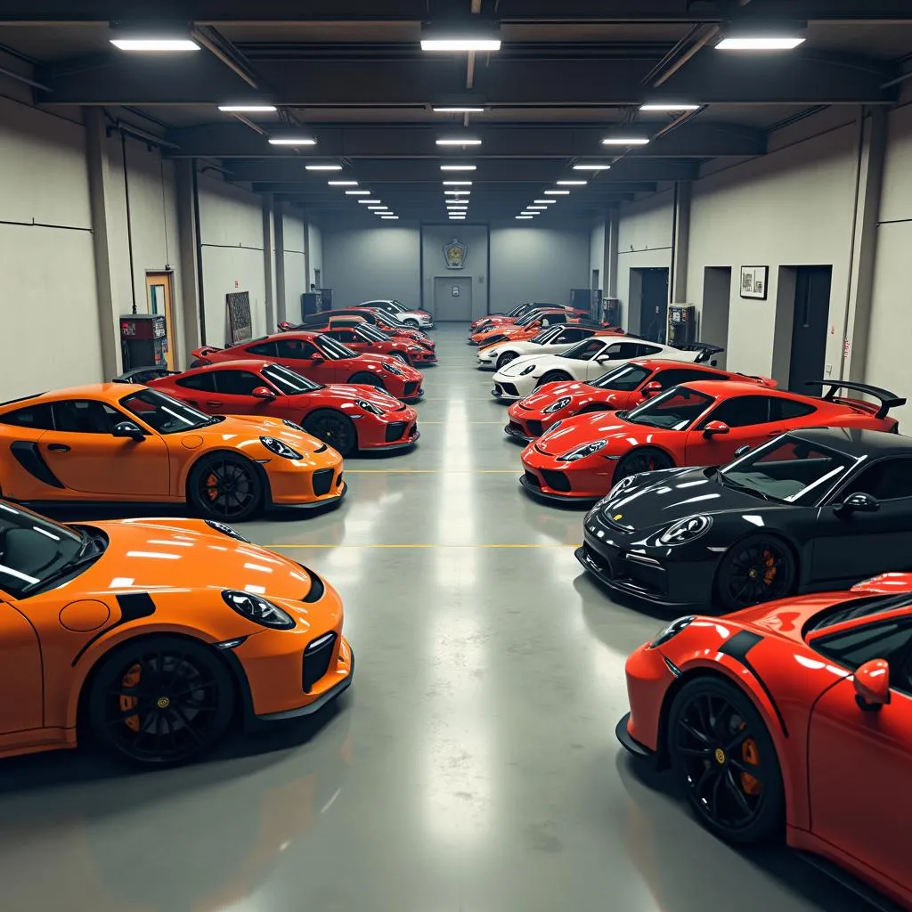 Garage GTA Five rempli de voitures de luxe