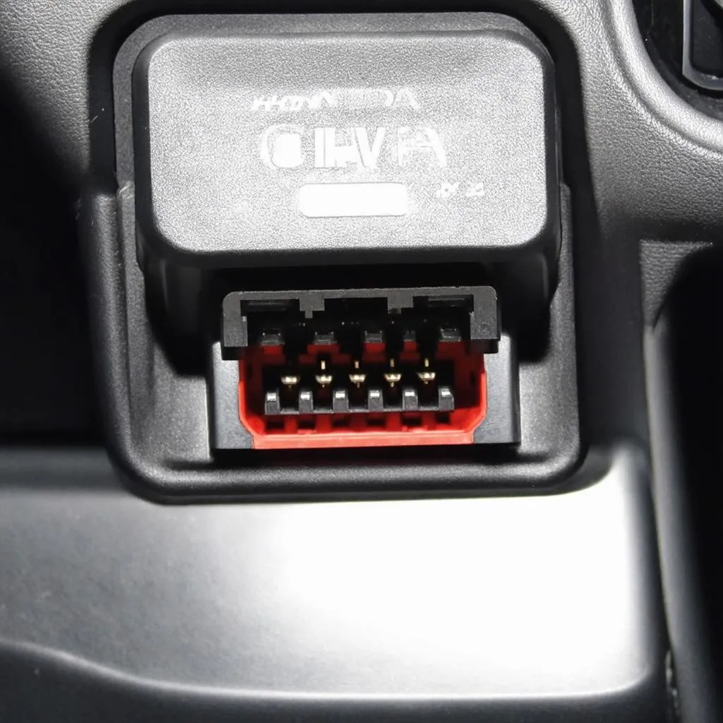 Honda CRV 2006 OBD port location