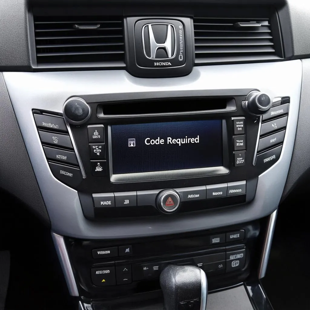 Code radio Honda CRV 2007