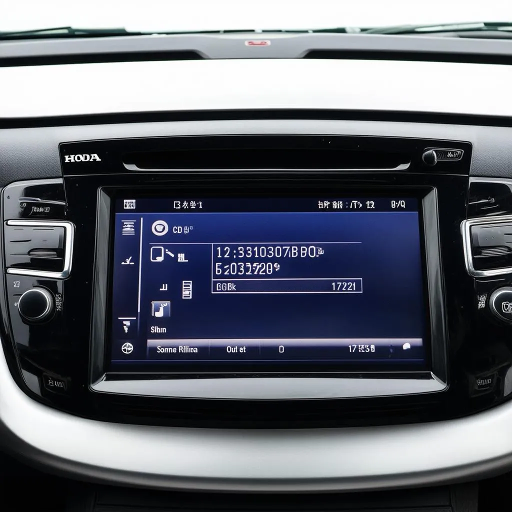 Code autoradio Honda CR-V