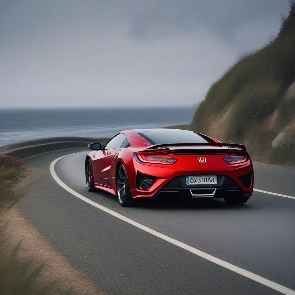 Honda NSX on road