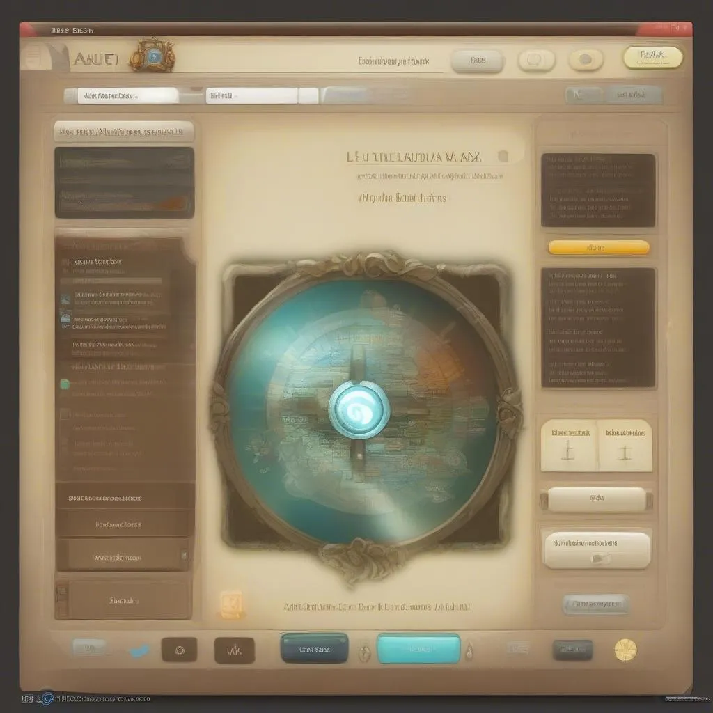 Interface utilisateur de l'Autel Almanax Wakfu