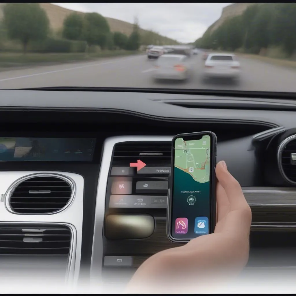 Apple iPhone 15 Pro connectés à CarPlay sans fil