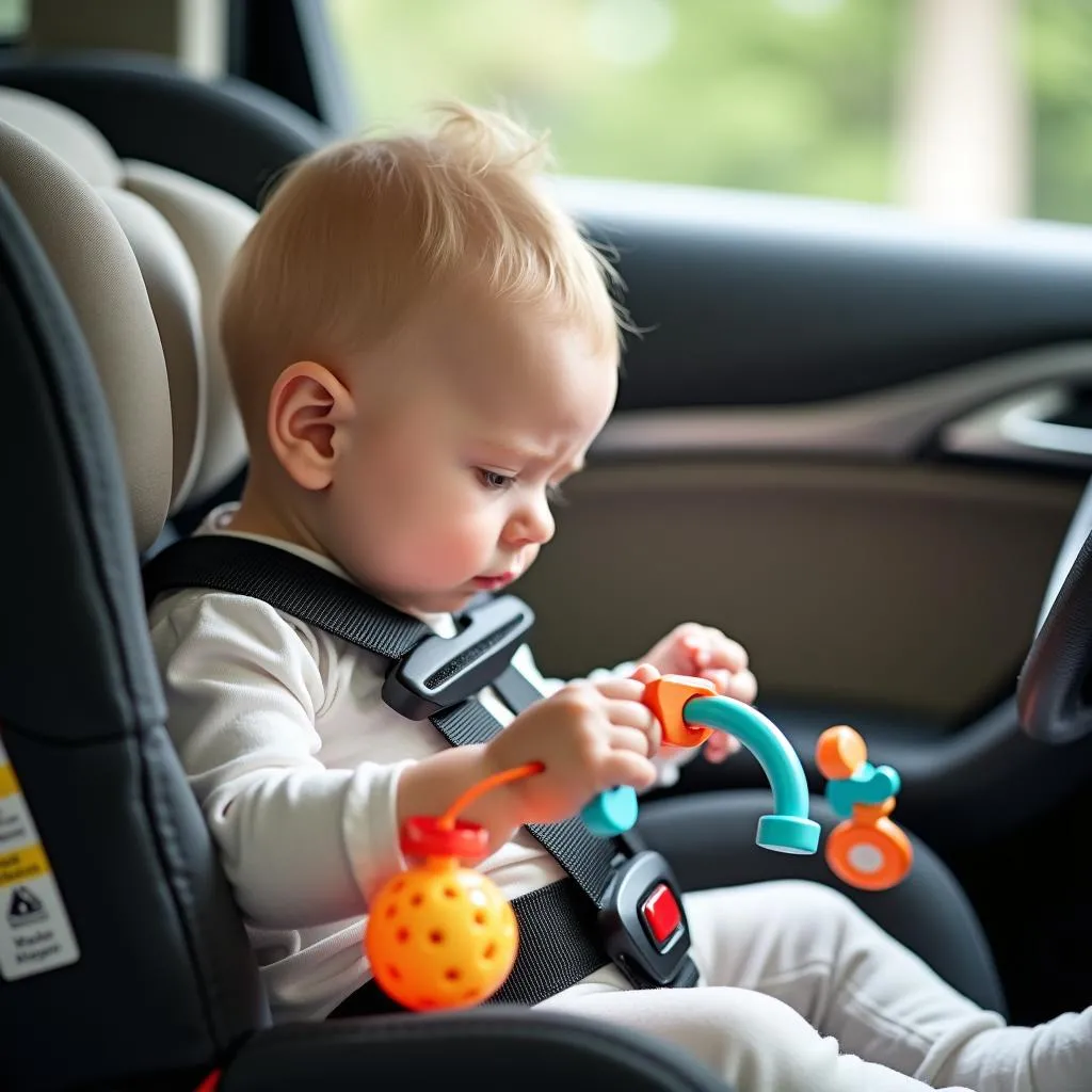 Jouets sensoriels pour siège auto