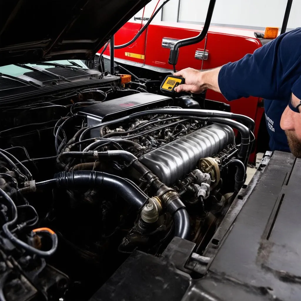 Kenworth T600 Engine