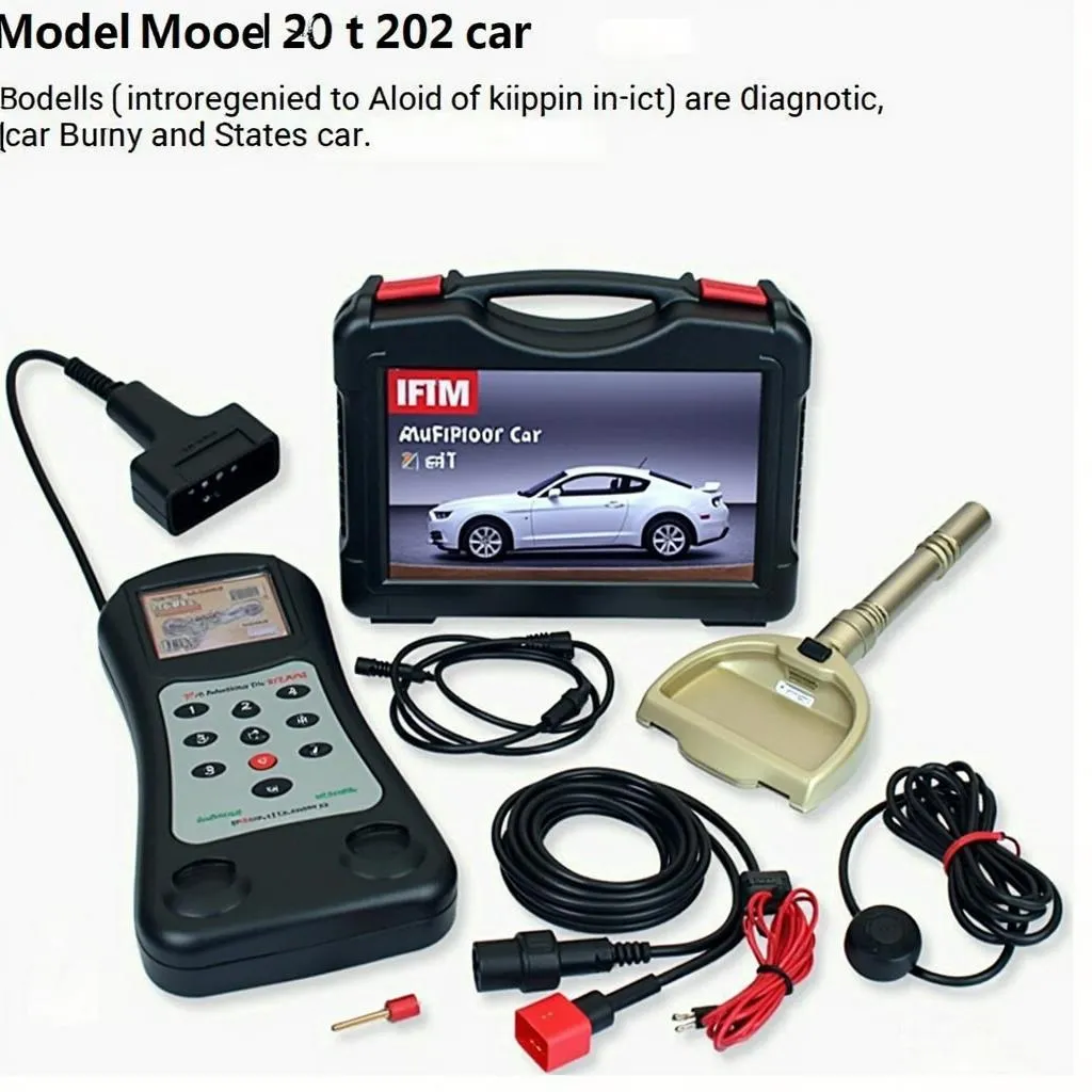 Kit de voiture modèle pour le diagnostic de véhicules