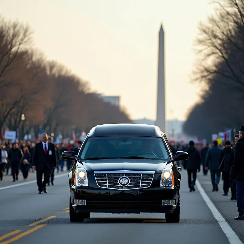 La Limousine Présidentielle en Mouvement