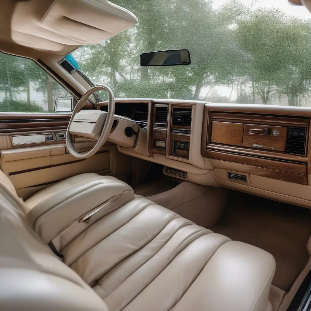 Lincoln Town Car interior